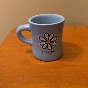Life is Good Daisy Flower Mug